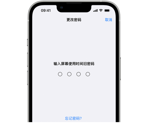 高陵iPhone屏幕维修分享iPhone屏幕使用时间密码忘记了怎么办 