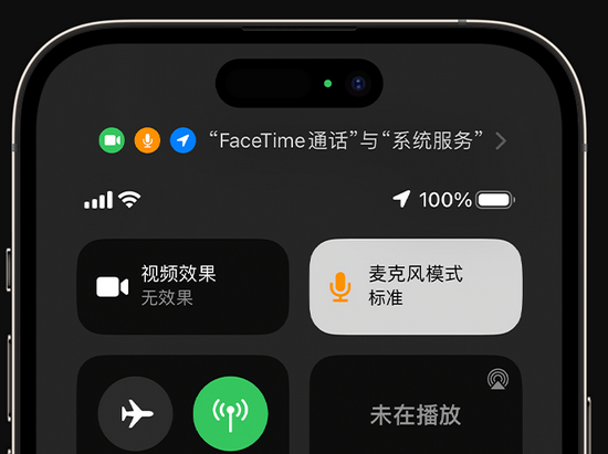 高陵苹果授权维修网点分享iPhone在通话时让你的声音更清晰 